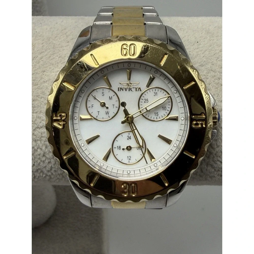 Invicta Angel 29110 New Battery Ladies MOP Watch 38MM 7